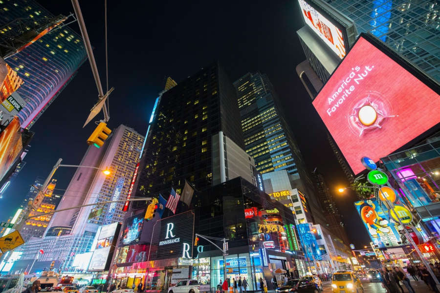 Ville de New York la nuit
